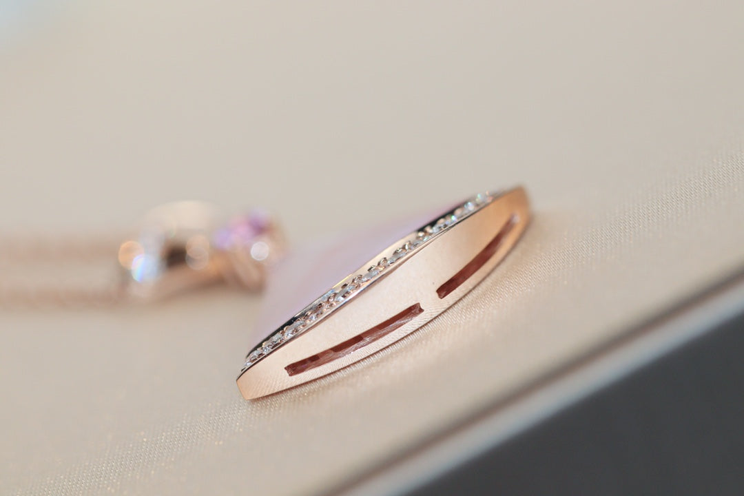 [Polaidi Jewelry]DREAM NECKLACE PINK MOP DIAMOND