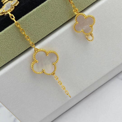 [：Polaidi Jewelry]MAGIC CLOVER MOP GOLD BRACELET 5 MOTIFS