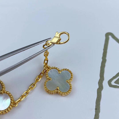 [：Polaidi Jewelry]MAGIC CLOVER MOP GOLD BRACELET 5 MOTIFS