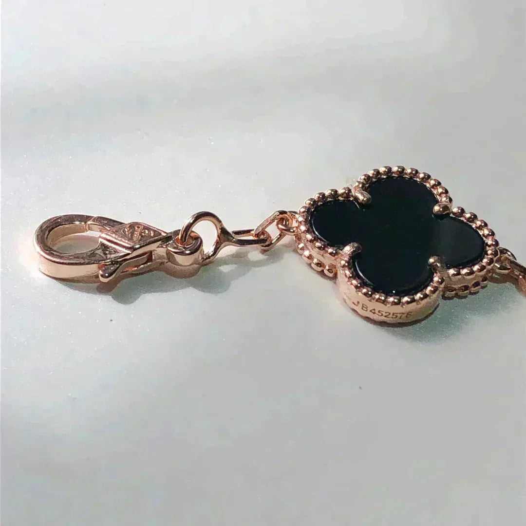 [：Polaidi Jewelry]CLOVER 5 MOTIFS MULTICOLOR  BRACELET