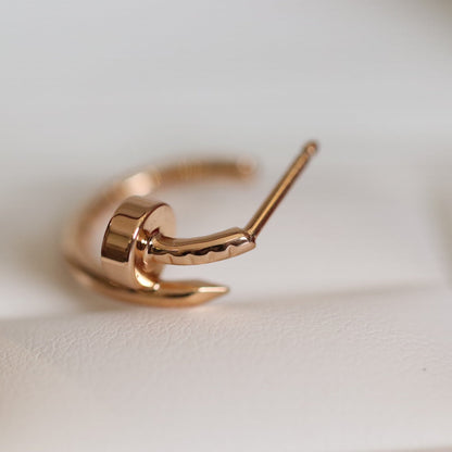 [：Polaidi Jewelry]ジュストピアス ピンクゴールド