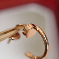 [Perlaura Jewelry ]JUSTE EARRINGS PINK GOLD
