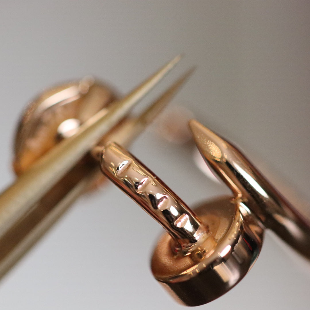 [：Polaidi Jewelry]ジュストピアス ピンクゴールド