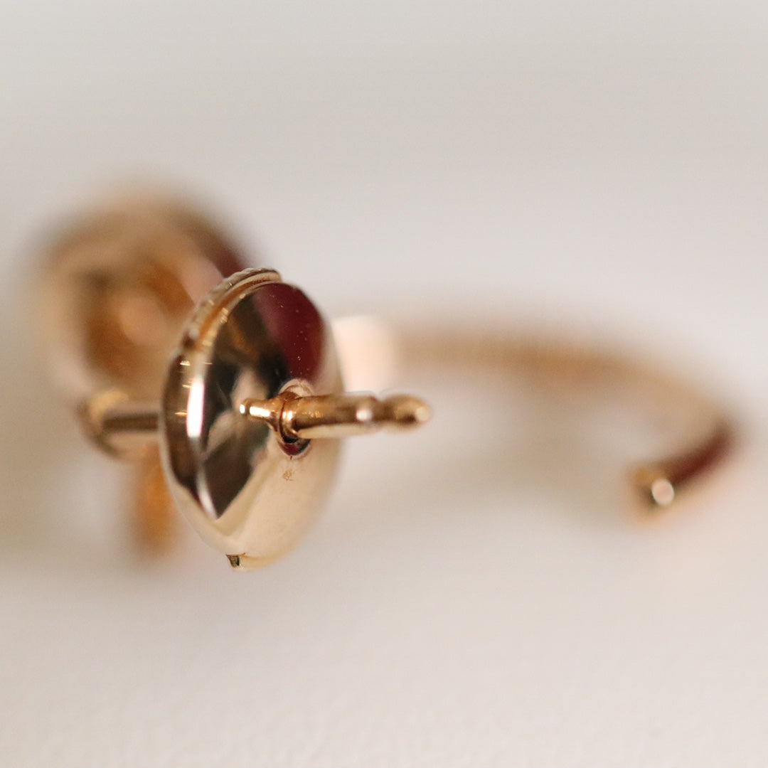 [：Polaidi Jewelry]ジュストピアス ピンクゴールド