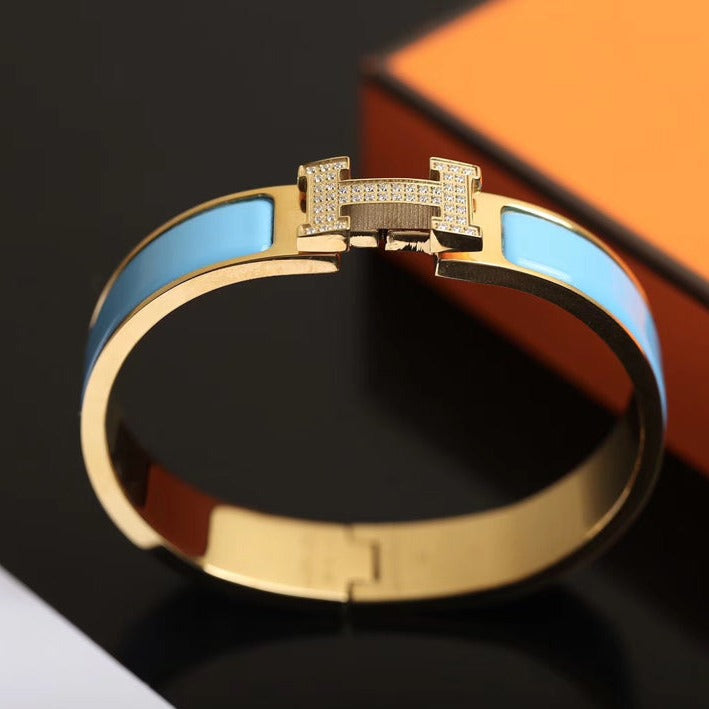 [Polaidi Jewelry]H CLOUD BLUE BRACELET GOLD DIAMOND