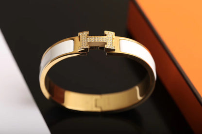 [Polaidi Jewelry]H BRACELET GOLD DIAMOND