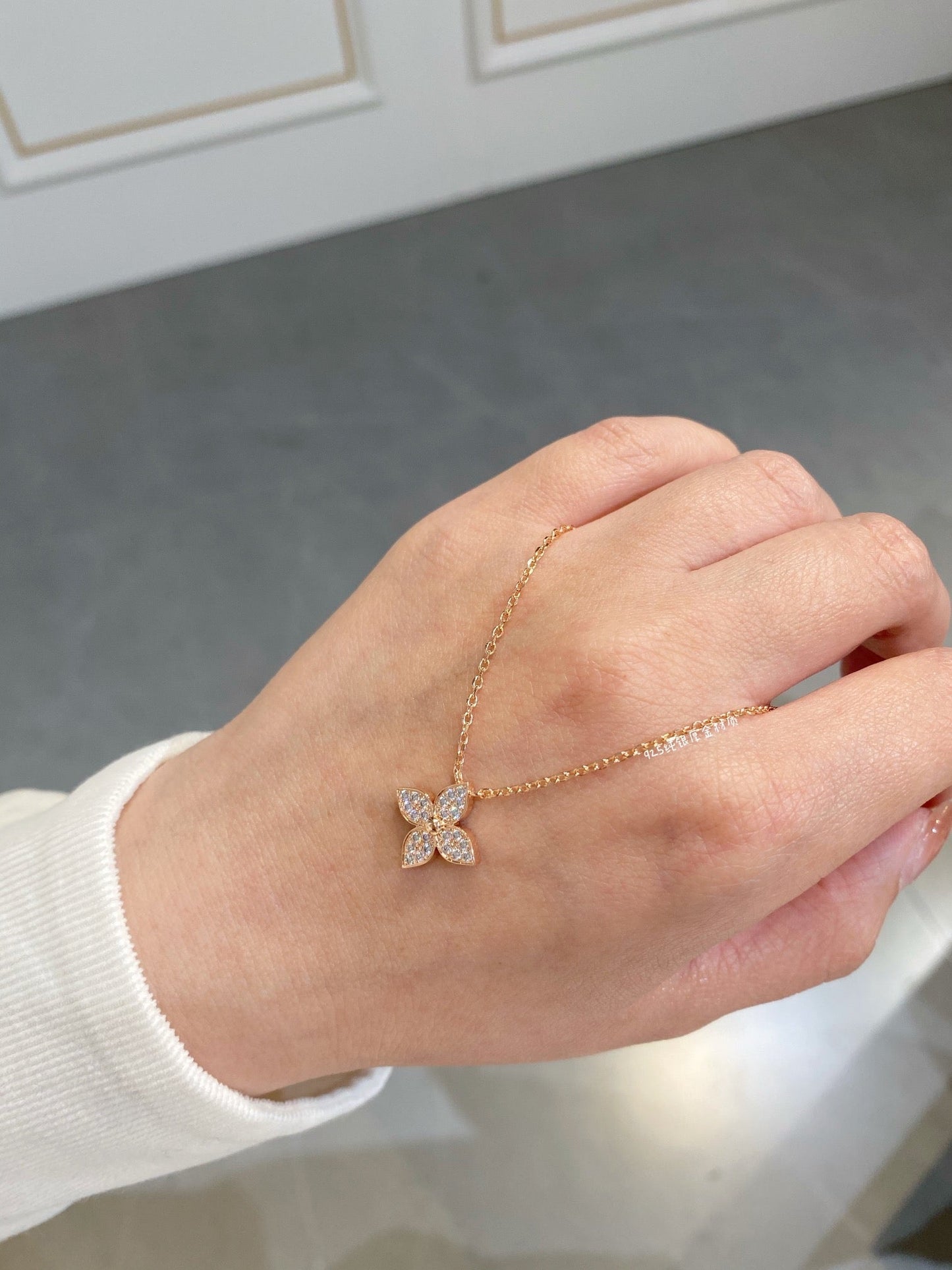 [：Polaidi Jewelry]スターダイヤモンドネックレス
