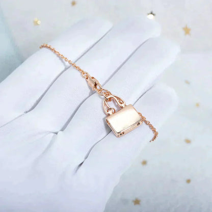 [：Polaidi Jewelry]アミュレット ペンダント ローズゴールド ネックレス
