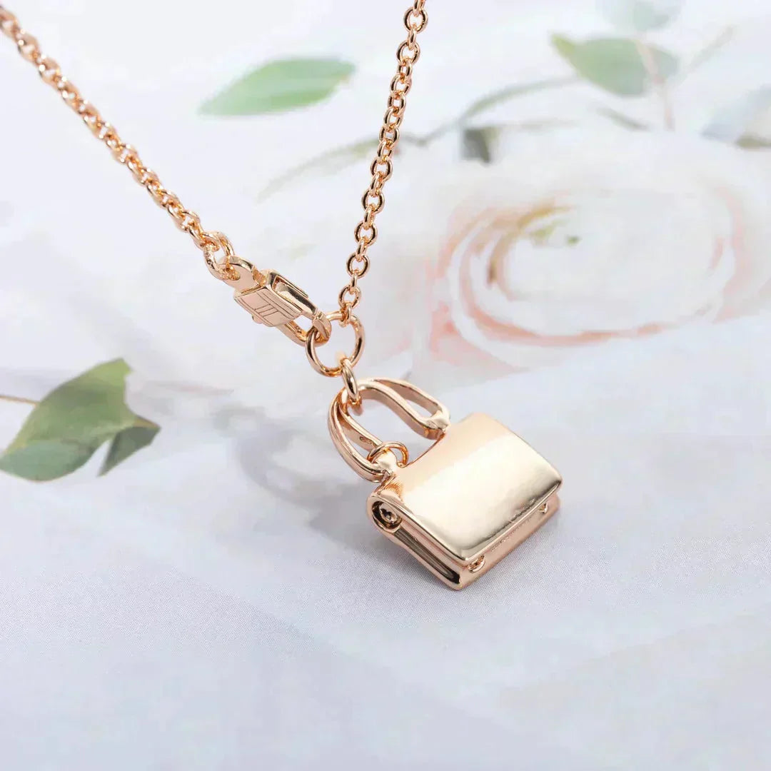[：Polaidi Jewelry]アミュレット ペンダント ローズゴールド ネックレス