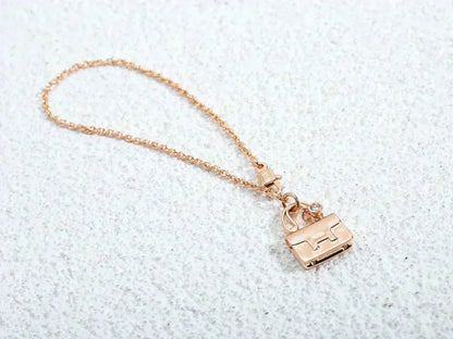 [：Polaidi Jewelry]アミュレット ペンダント ローズゴールド ネックレス