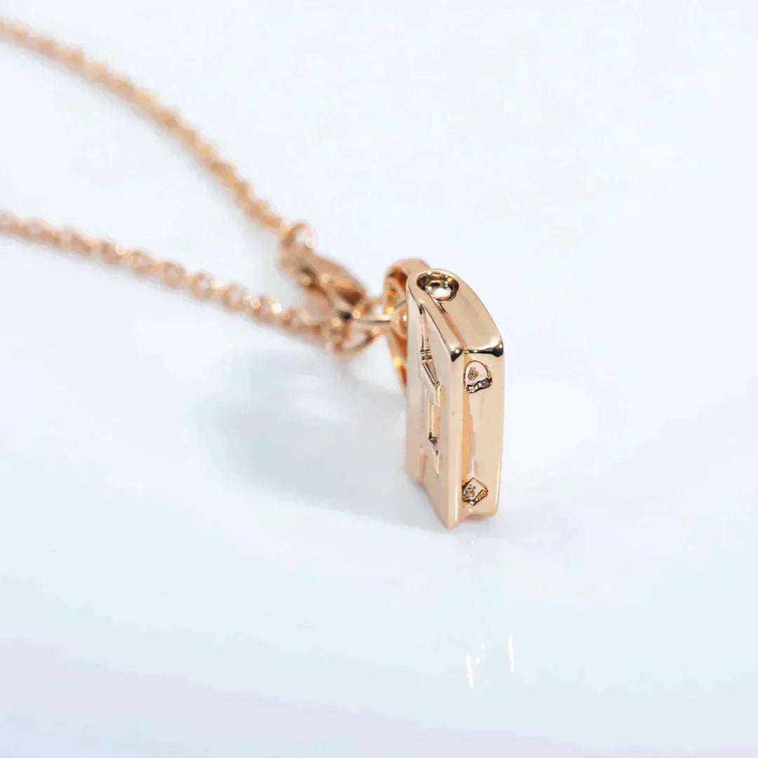 [：Polaidi Jewelry]アミュレット ペンダント ローズゴールド ネックレス