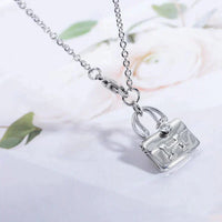 [Perlaura Jewelry ]AMULETTE PEDANT SILVER NECKLACE