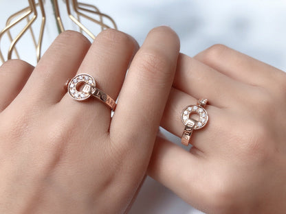 [Polaidi Jewelry]DREAM RING DIAMOND PINK GOLD