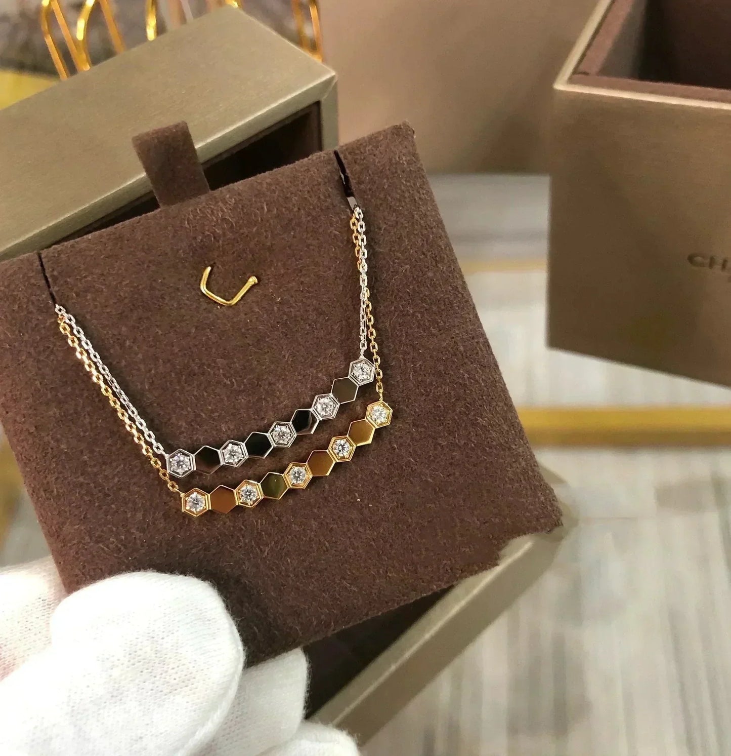 [：Polaidi Jewelry]BEE LOVE ネックレス ダイヤモンド