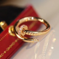 [Perlaura Jewelry ]JUSTE RING 2.65MM GOLD DIAMOND