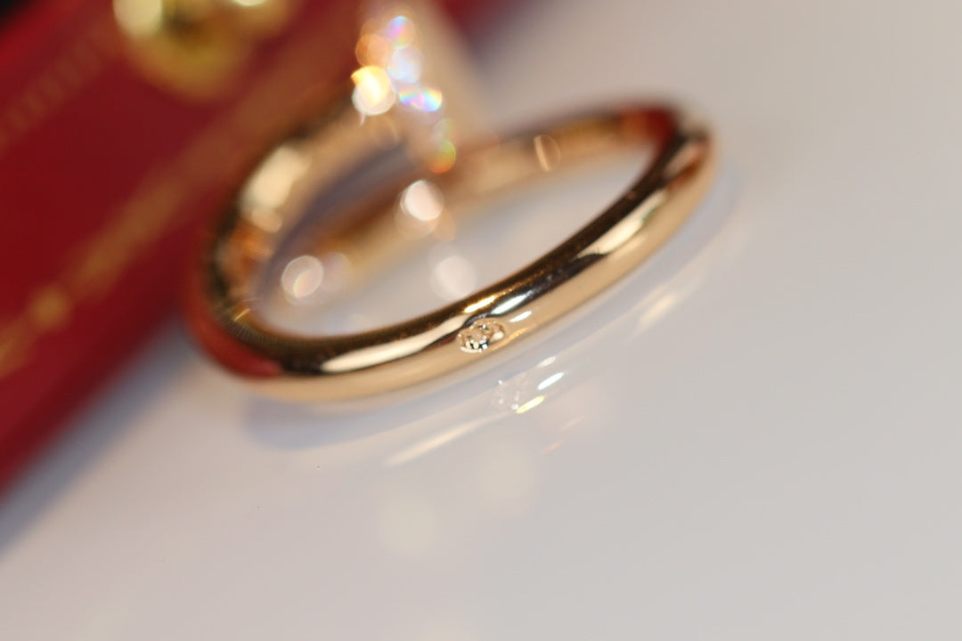 [：Polaidi Jewelry]JUSTE リング 2.65MM ゴールド ダイヤモンド