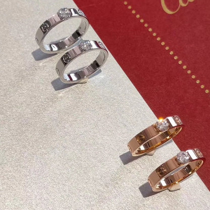[Polaidi Jewelry]LOVE RING 3.6MM 1 BIG DIAMOND