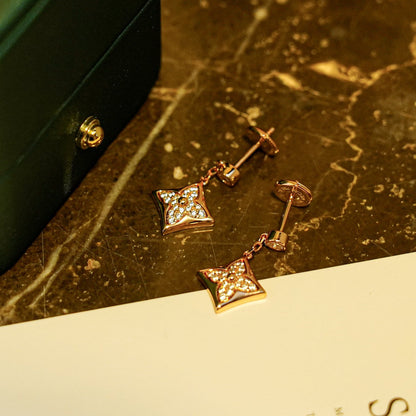 [Polaidi Jewelry]STAR DIAMONDS EARRINGS GOLD