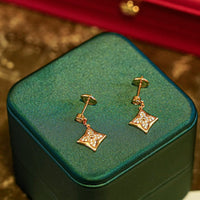[Perlaura Jewelry ]STAR DIAMONDS EARRINGS GOLD