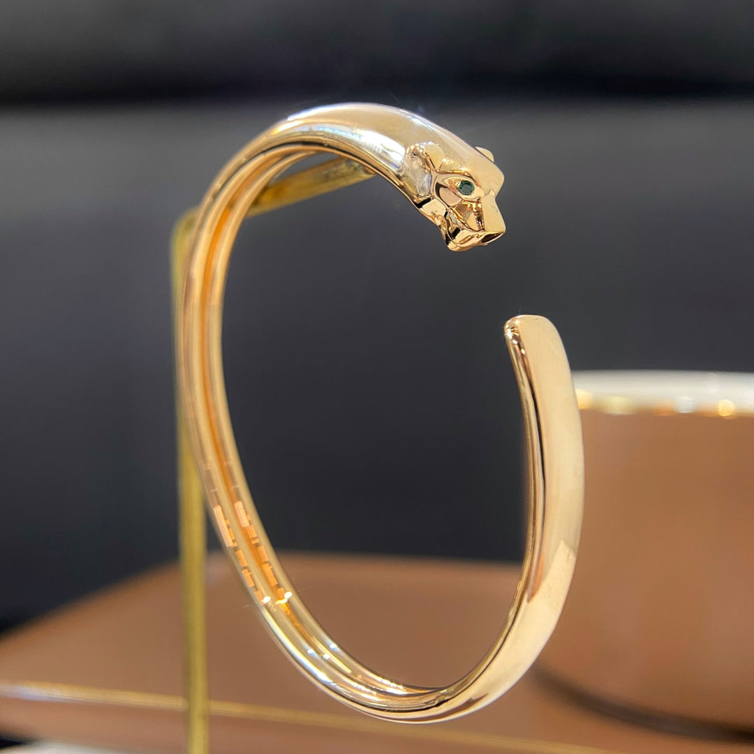 [：Polaidi Jewelry]PANTHERE GOLD OPEN BRACELET