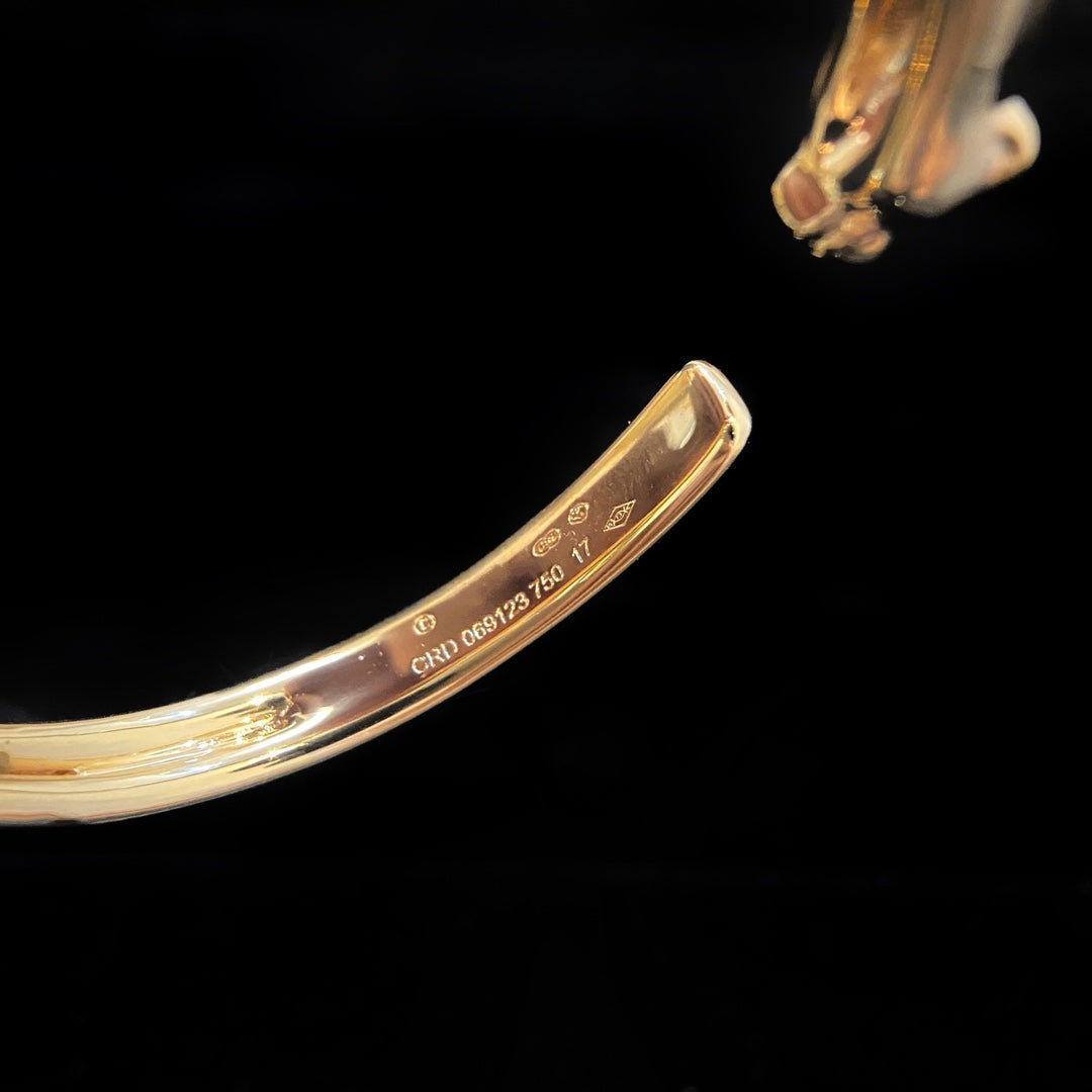 [：Polaidi Jewelry]PANTHERE GOLD OPEN BRACELET