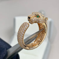 [Perlaura Jewelry ]PANTHERE PINK GOLD DIAMOND RING