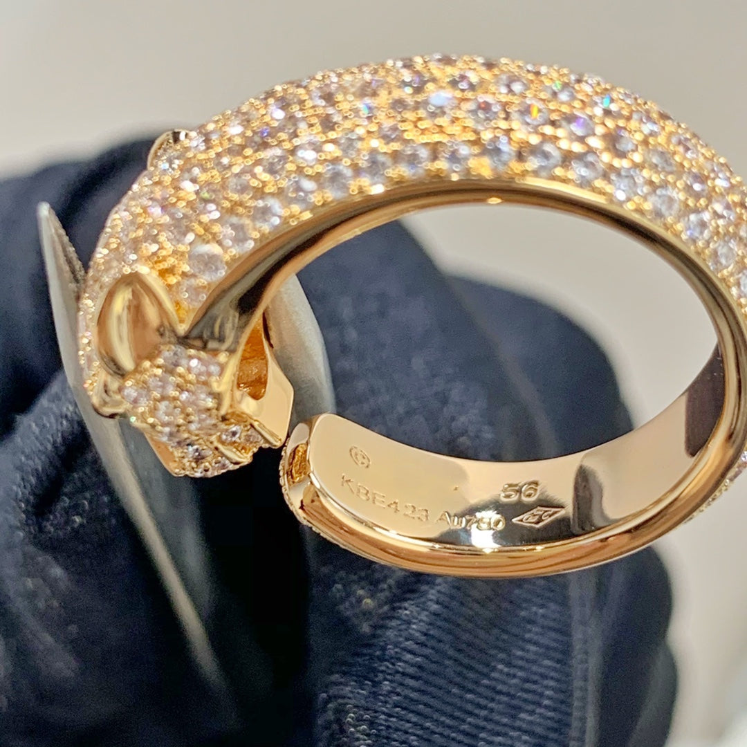 [：Polaidi Jewelry]PANTHERE PINK GOLD DIAMOND RING