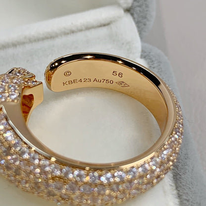 [：Polaidi Jewelry]PANTHERE PINK GOLD DIAMOND RING