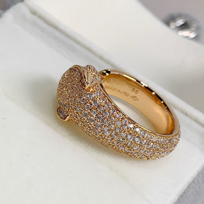 [：Polaidi Jewelry]PANTHERE PINK GOLD DIAMOND RING
