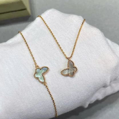 [：Polaidi Jewelry]BUTTERFLY DARK MOP BUTTERFLY BRACELET