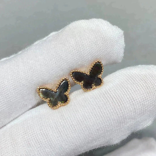 [：Polaidi Jewelry]BUTTERFLY DARK MOP  EARRINGS
