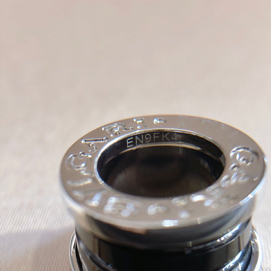 [Polaidi Jewelry]ZERO 1 BLACK CERAMIC SILVER NECKLACE