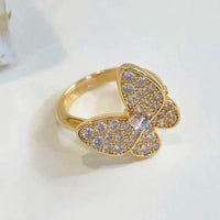 [Perlaura Jewelry ]BUTTERFLY DIAMOND RING