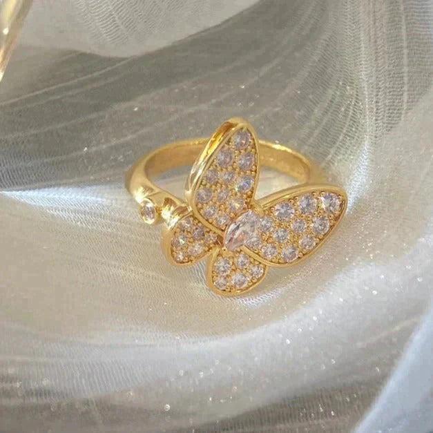 [：Polaidi Jewelry]BUTTERFLY DIAMOND RING
