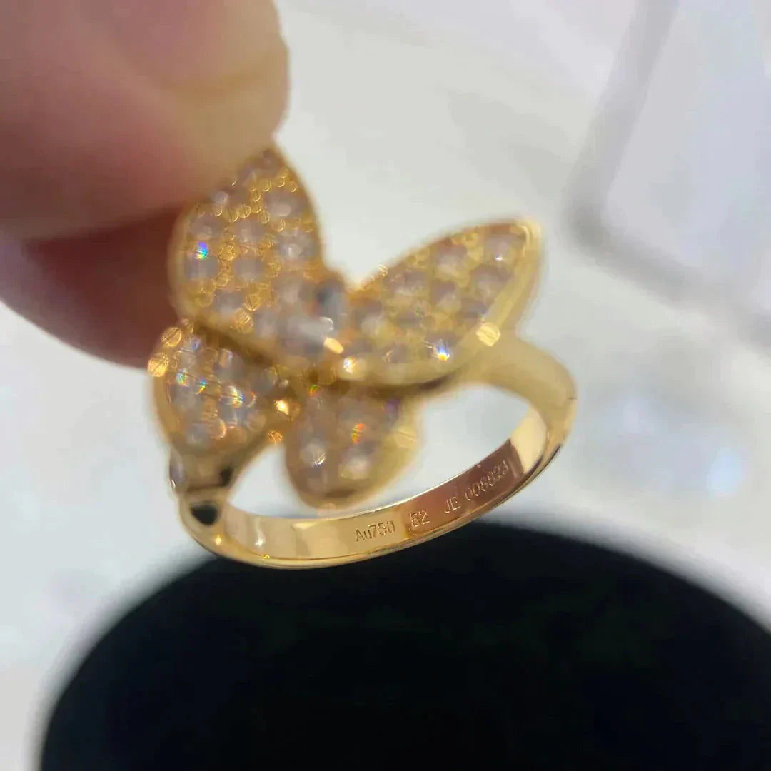 [：Polaidi Jewelry]BUTTERFLY DIAMOND RING