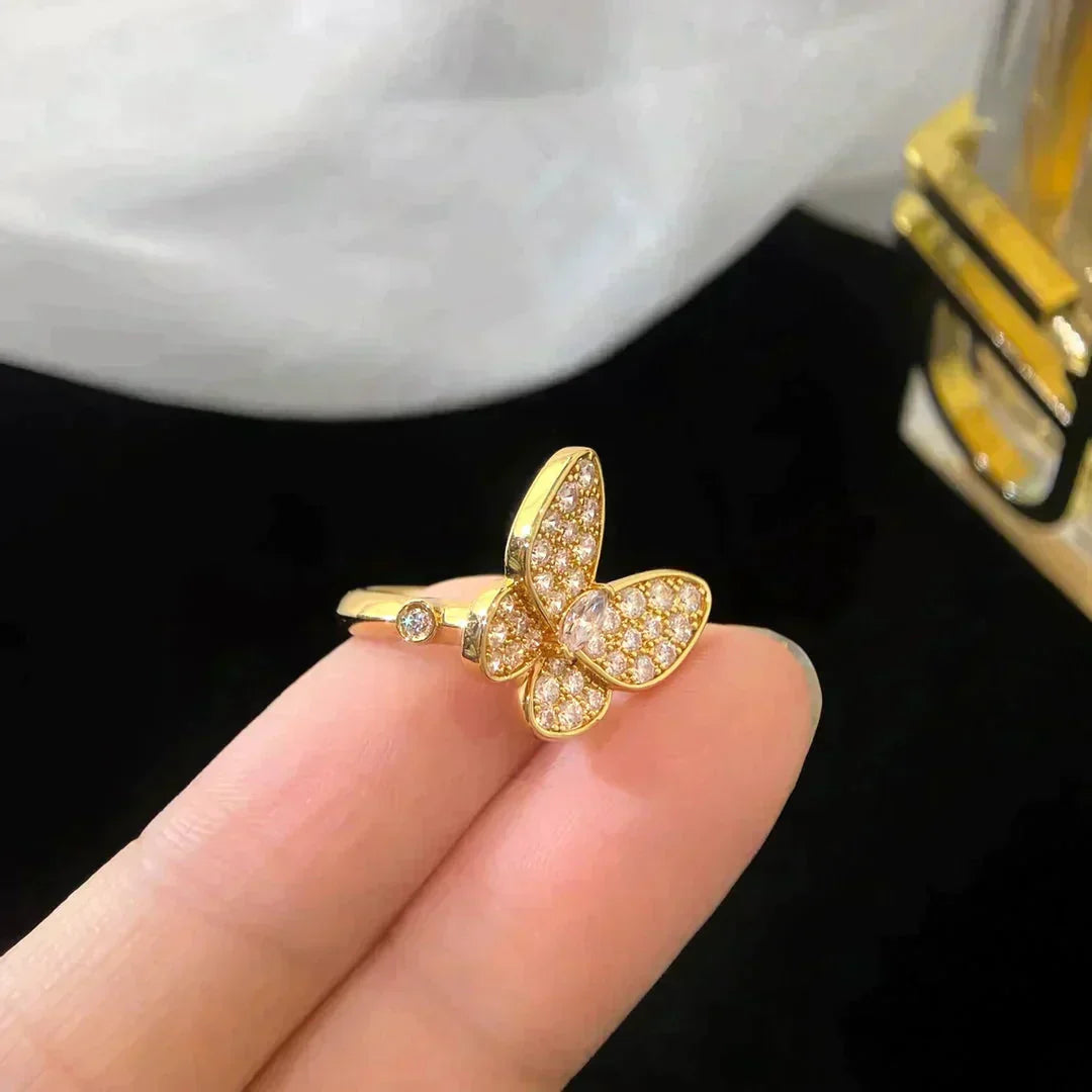 [：Polaidi Jewelry]BUTTERFLY DIAMOND RING
