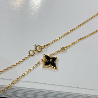 [：Polaidi Jewelry]スター ブラックMOP ネックレス