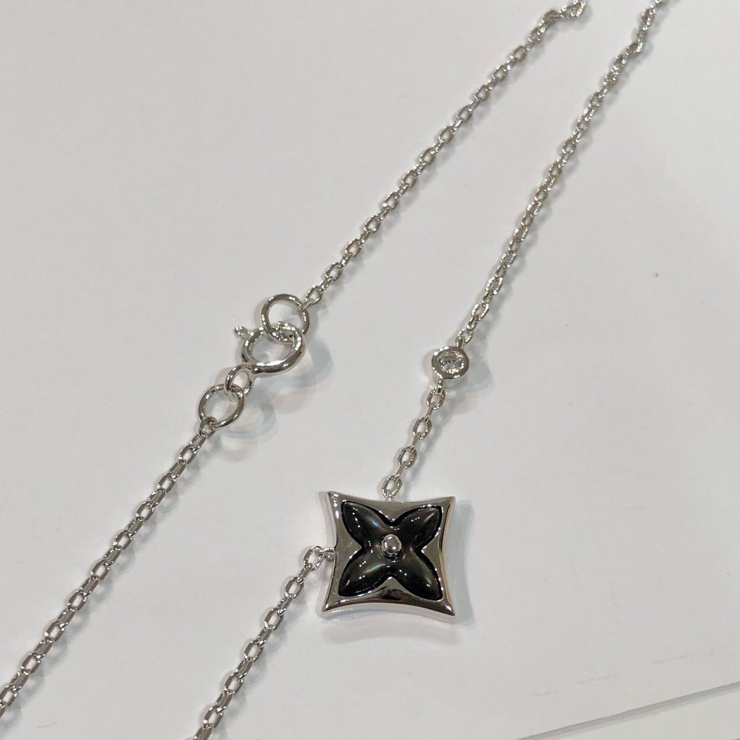 [：Polaidi Jewelry]スター ブラックMOP ネックレス