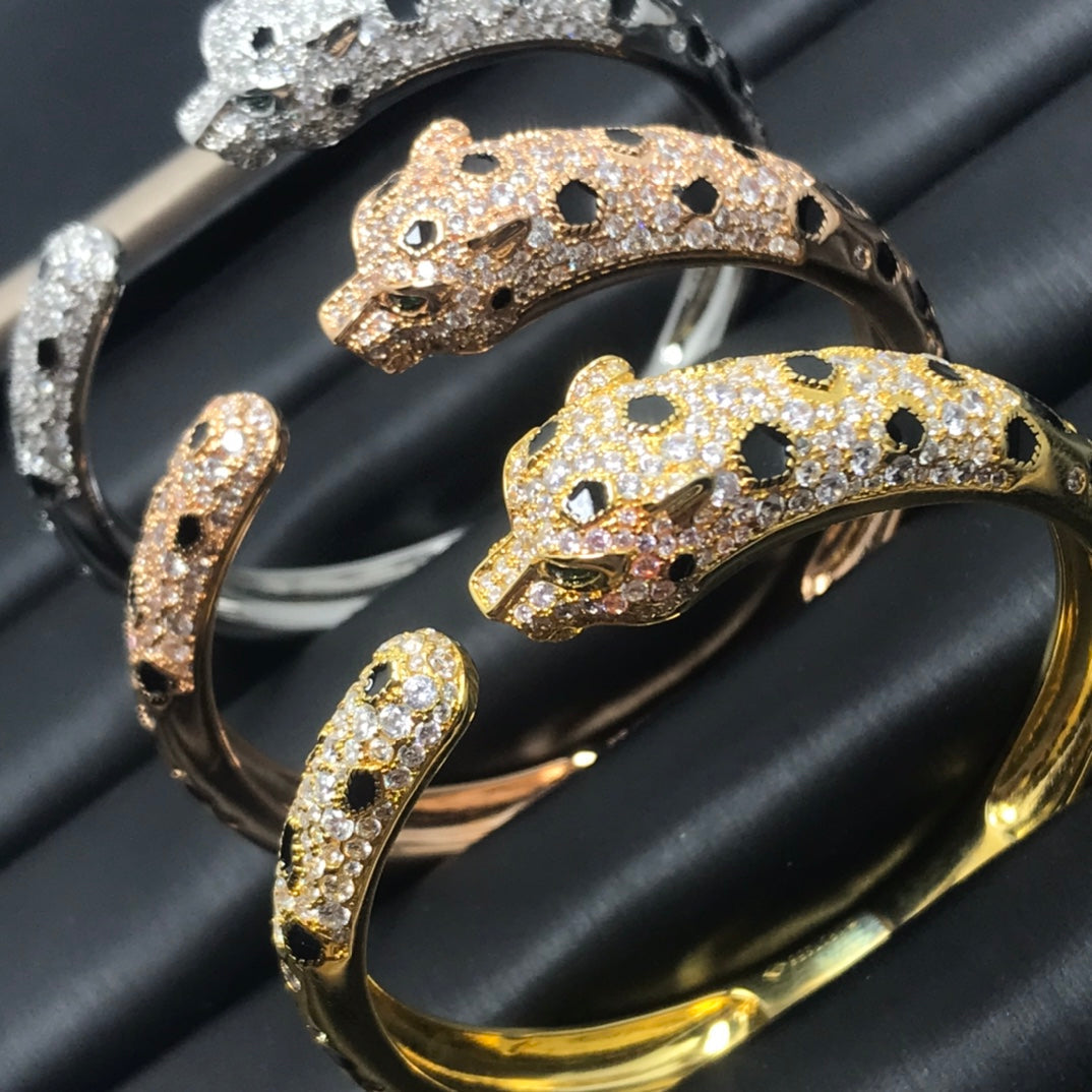 [Polaidi Jewelry]PANTHERE BIG BRACELET DIAMONDS