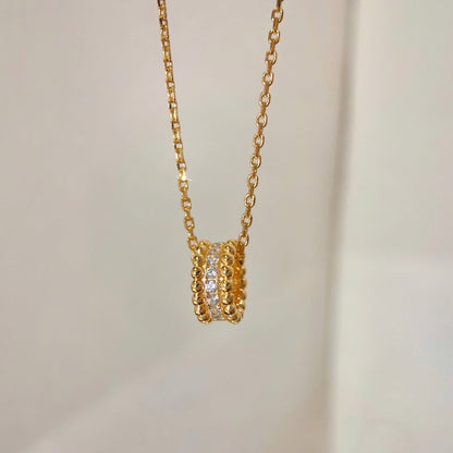[：Polaidi Jewelry]ペルレ ダイヤモンドネックレス
