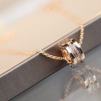 [Perlaura Jewelry ]ZERO 1 PINK GOLD DIAMOND NECKLACE