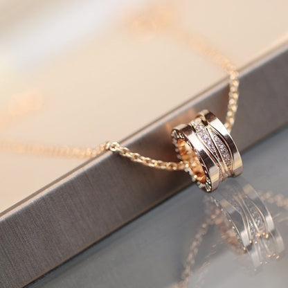 [：Polaidi]ZERO 1 PINK GOLD DIAMOND NECKLACE