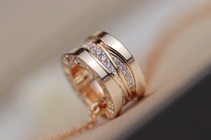 [：Polaidi]ZERO 1 PINK GOLD DIAMOND NECKLACE