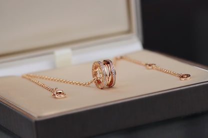 [Polaidi Jewelry]ZERO 1 PINK GOLD NECKLACE