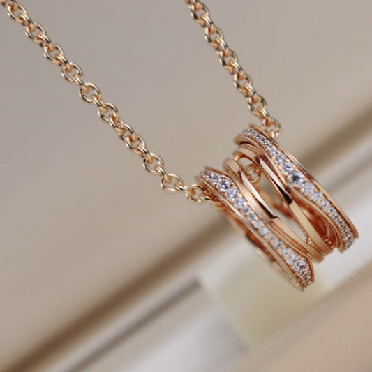 [：Polaidi]ZERO 1 PINK GOLD NECKLACE