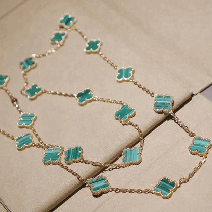 [：Polaidi Jewelry]CLOVER 20 MOTIFS MALACHITE GOLD