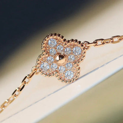 [Polaidi Jewelry]CLOVER 20 MOTIFS LASER DIAMOND NECKLACE