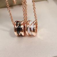 [Perlaura Jewelry ]ZERO 1 FOUR BAND PINK GOLD CERAMIC
