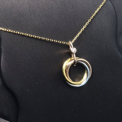 [：Polaidi Jewelry]TRINITY シルバー ゴールド ピンクゴールド ネックレス