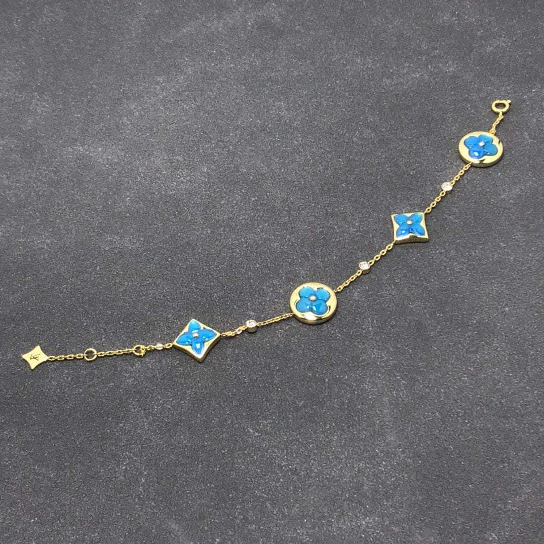 [：Polaidi Jewelry]STAR AND SUN TURQUOISE 4 MOTIFS 3 DIAMONDS